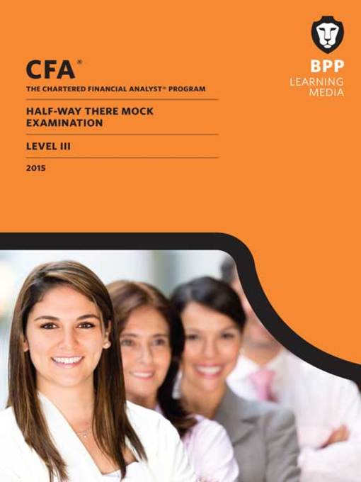 Cover image for CFA Level 3 Halfway-There